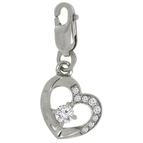 Купить оптом подвеска из серебра с фианитами 3340202858 от Krasnoe