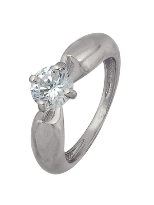 Купить оптом кольцо из серебра с фианитом 3207002924-4 от Krasnoe