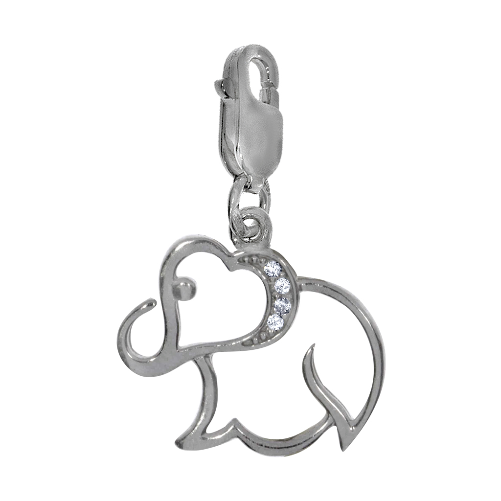 Купить оптом подвеска из серебра с фианитами 3207033741-1 от Krasnoe