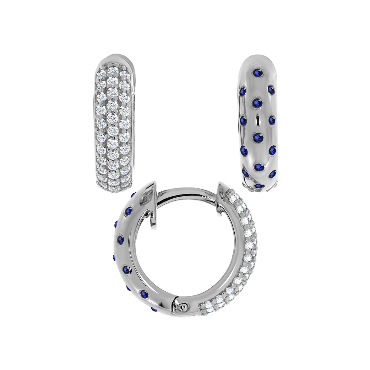 Купить оптом серьги из серебра с ситаллами и фианитами 2340871276л от Krasnoe