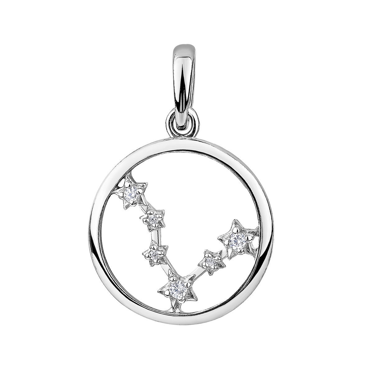 Купить оптом подвеска из серебра с фианитами 3340205991л от Krasnoe