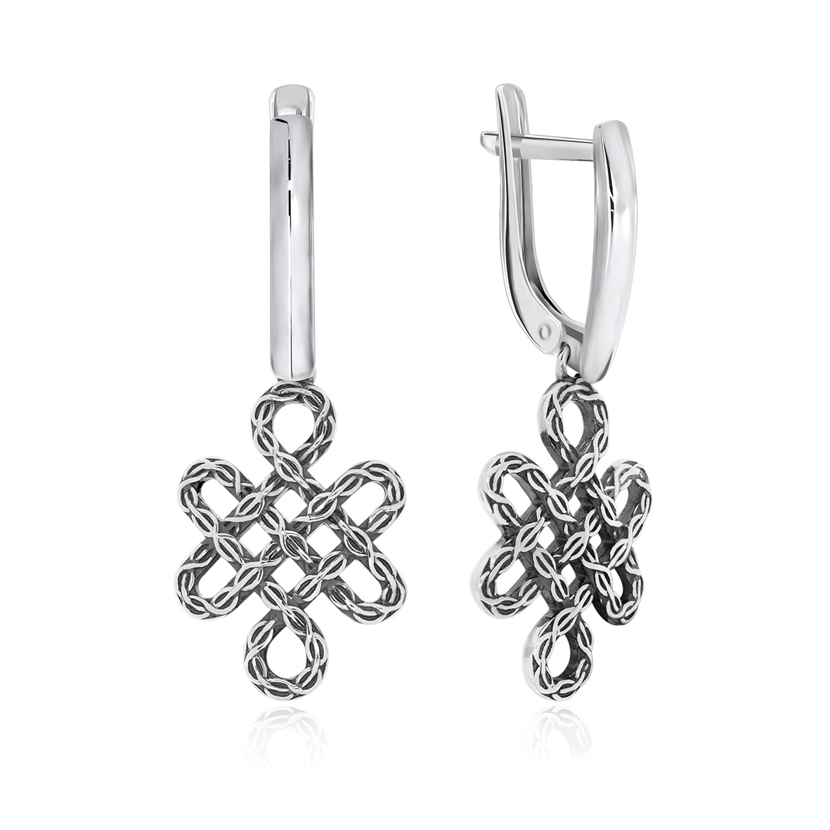 Купить оптом серьги из серебра без вставок 2310401633 от Krasnoe