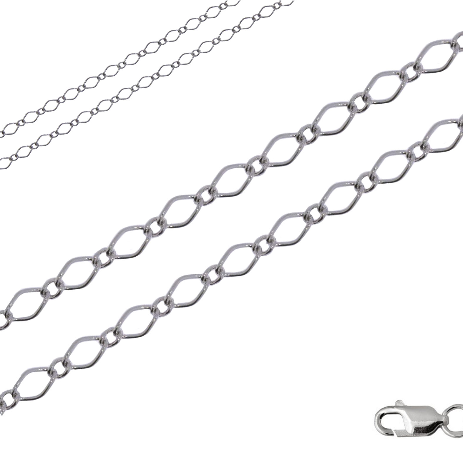 Купить оптом цепь из серебра без вставок 365905023060 от Krasnoe