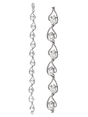 Оптом браслет из серебра с фианитами 4R027169-17 цена от Krasnoe Купить оптом браслет из серебра с фианитами 4R027169-17 от Krasnoe