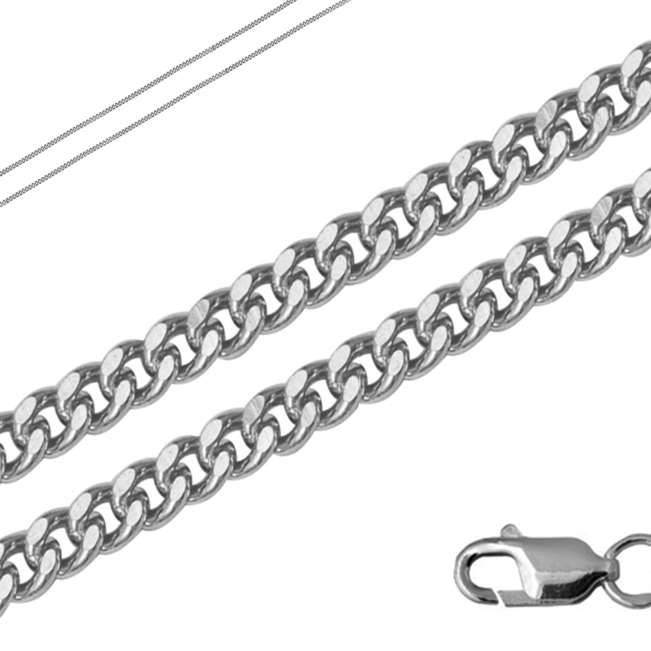 Купить оптом цепь из серебра без вставок 365704001050 от Krasnoe