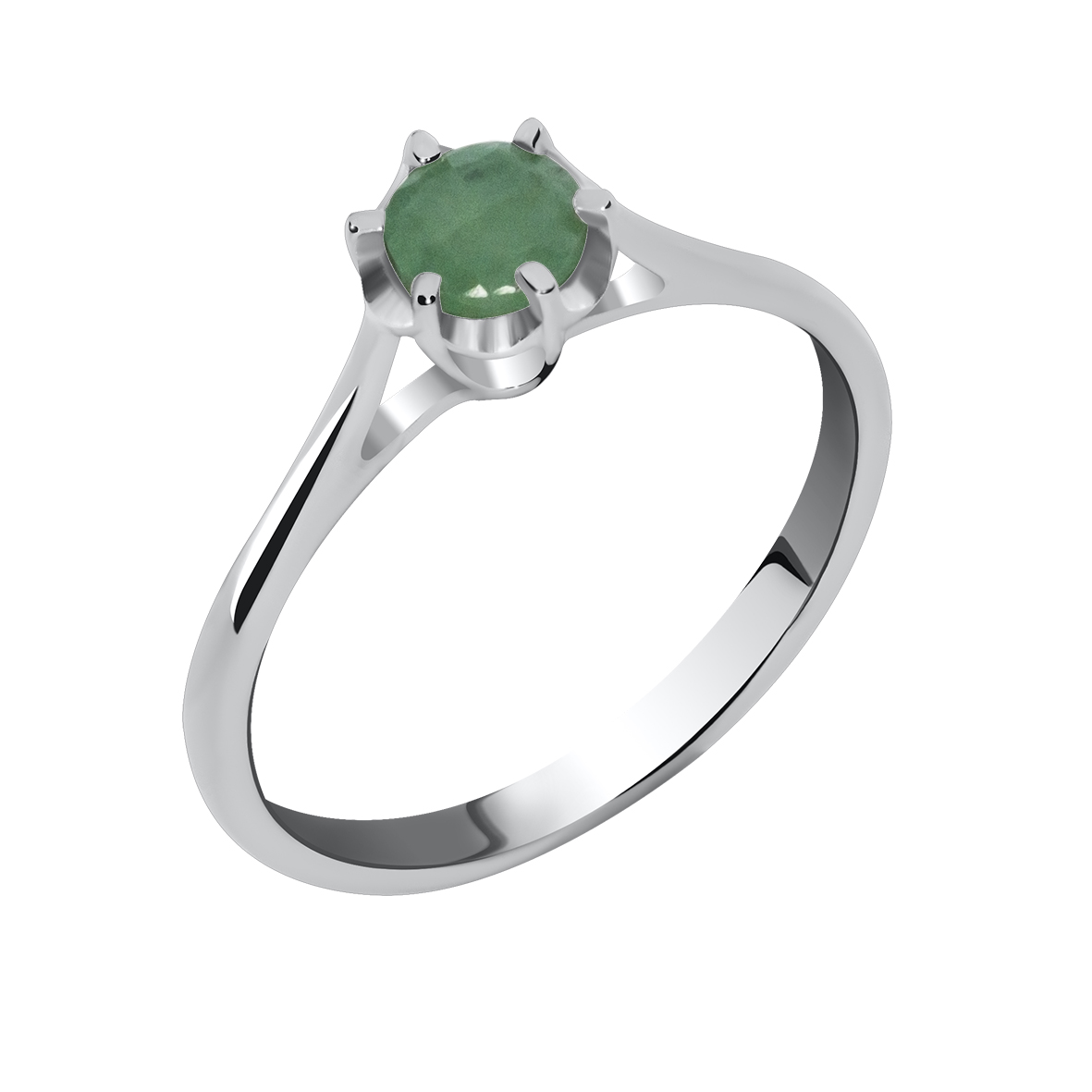 Купить оптом кольцо из серебра с бериллом 3017002937 от Krasnoe