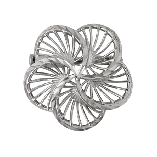 Купить оптом брошь из серебра без вставок 6R003263 от Krasnoe