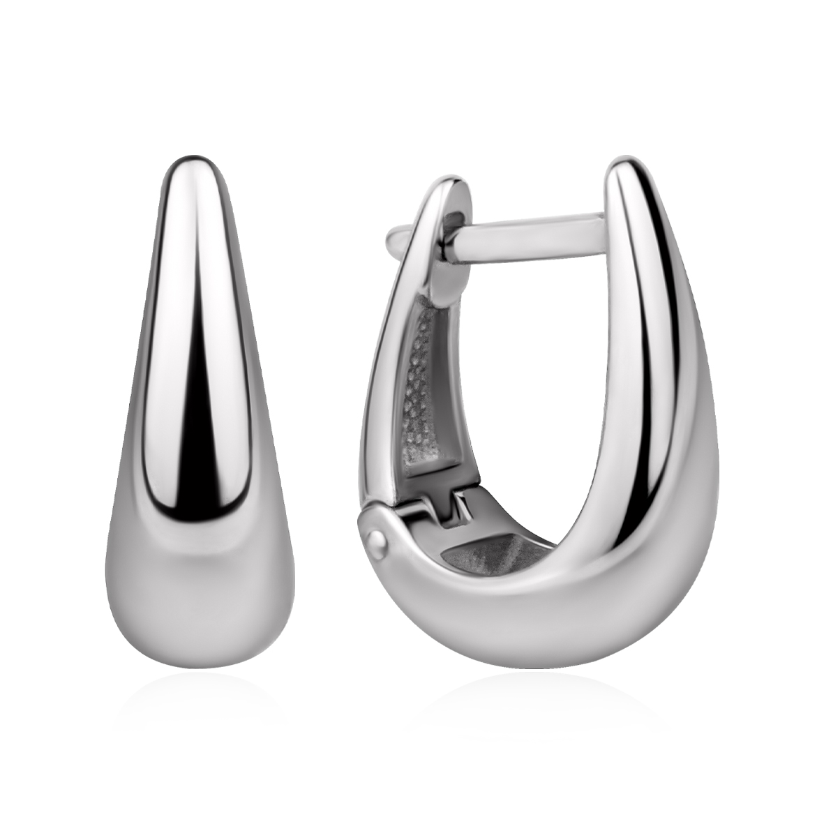 Купить оптом серьги из серебра без вставок 2340405367 от Krasnoe