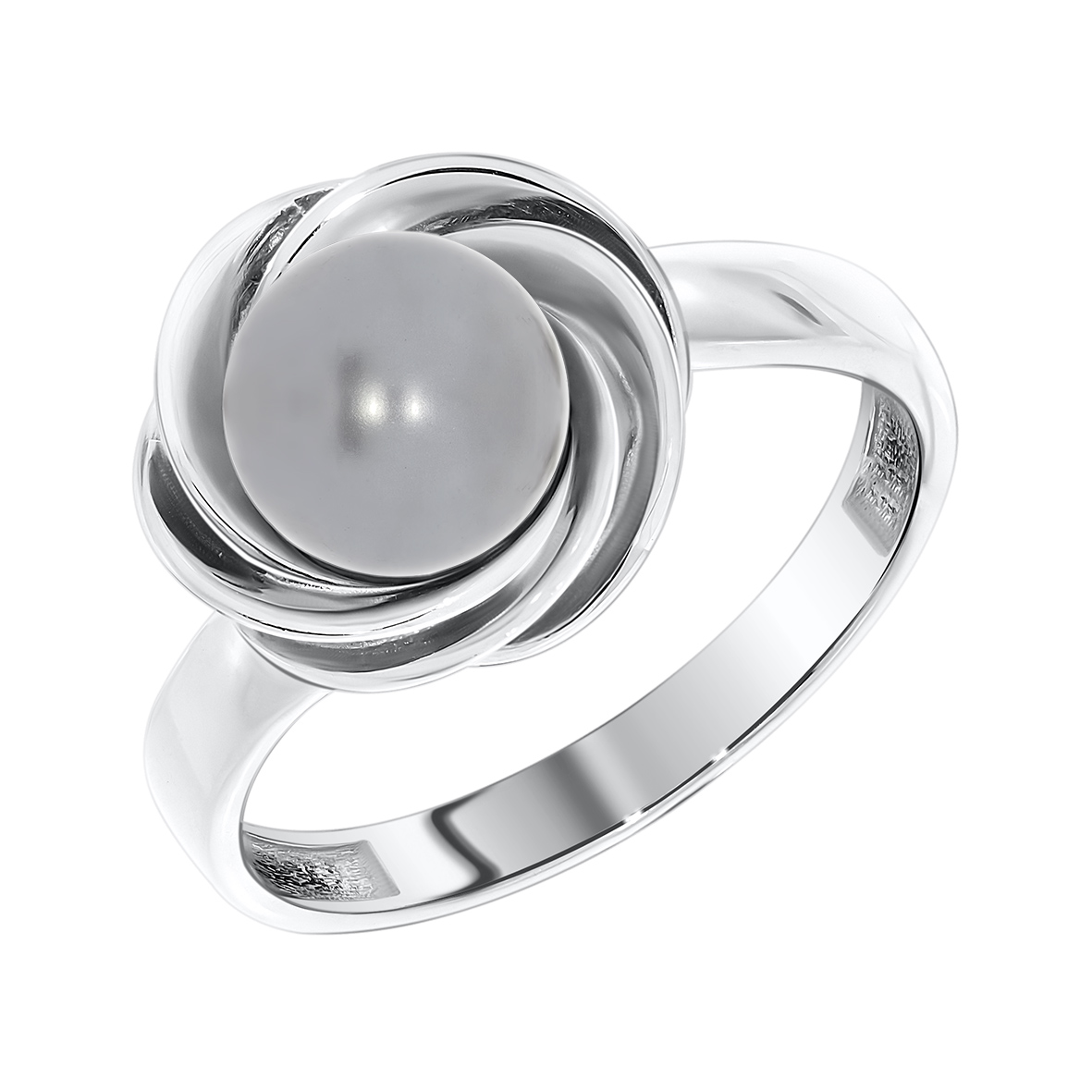 Купить оптом кольцо из серебра с жемчугом 1340050848-21 от Krasnoe