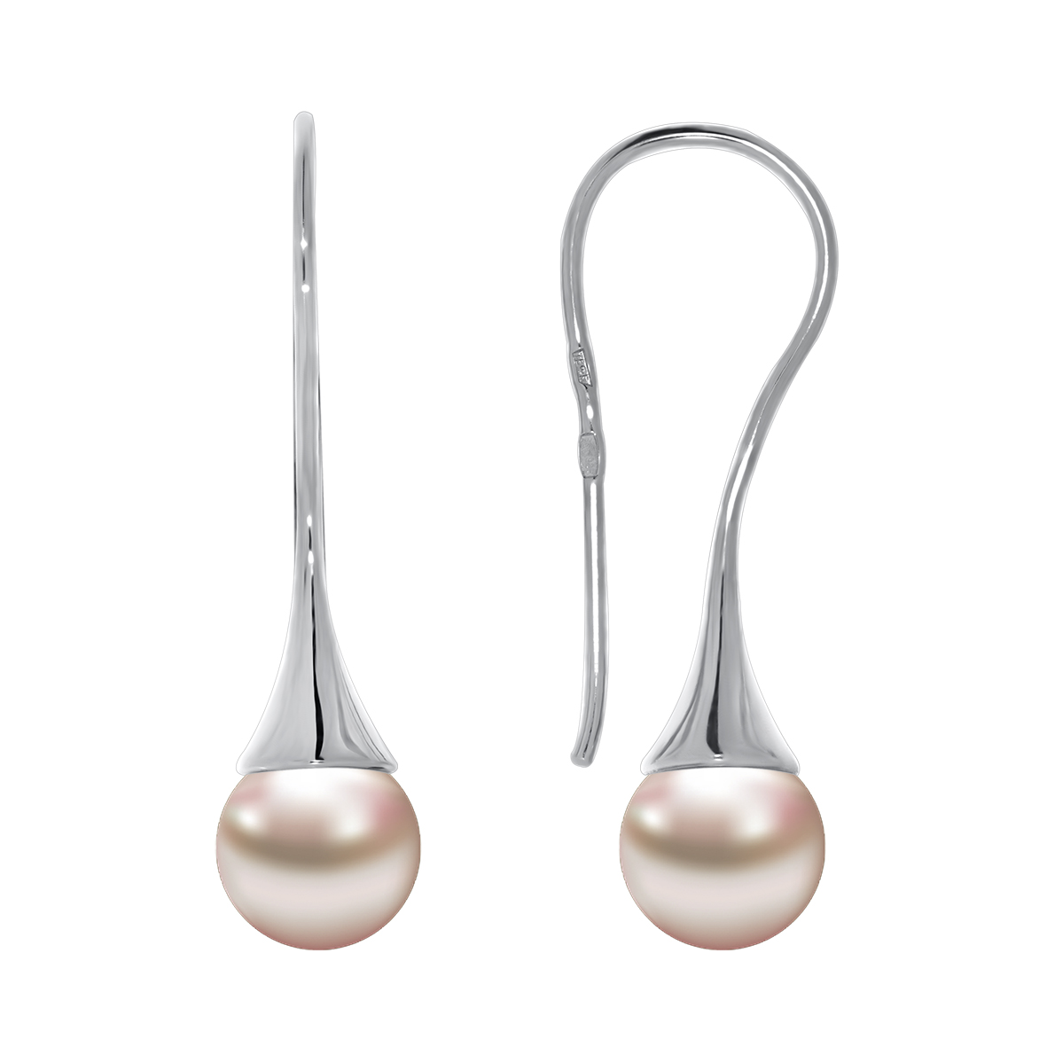 Купить оптом серьги из серебра с жемчугами 2340244211-46 от Krasnoe