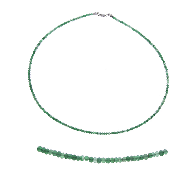 Купить оптом бусы из серебра с ониксами 8340436022-40 от Krasnoe