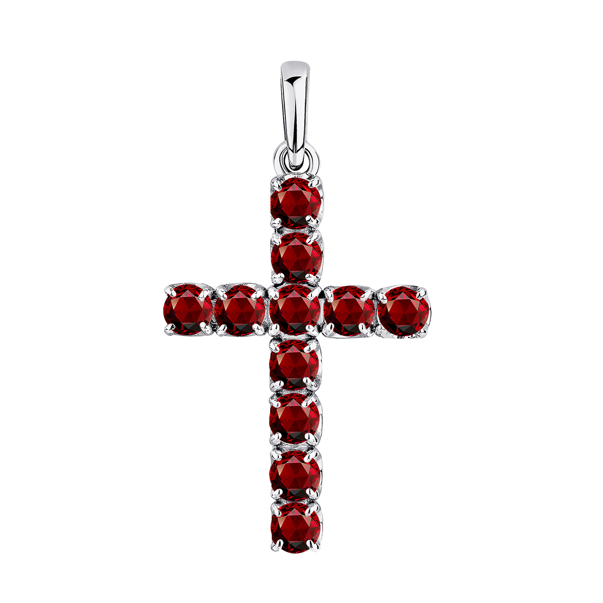 Купить оптом подвеска из серебра с фианитами 3340204678-31 от Krasnoe