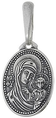 Купить оптом подвеска из серебра без вставок 3401035241 от Krasnoe