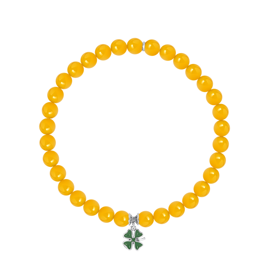 Купить оптом браслет из серебра с агатами 4340396428-17-50 от Krasnoe