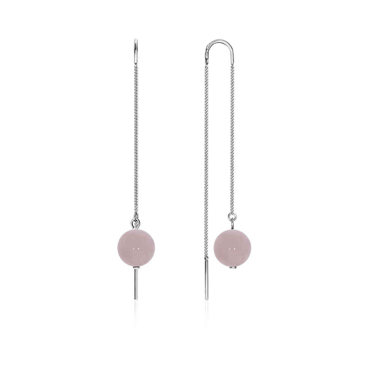 Купить оптом серьги из серебра с кварцем 2340100710-6-30 от Krasnoe