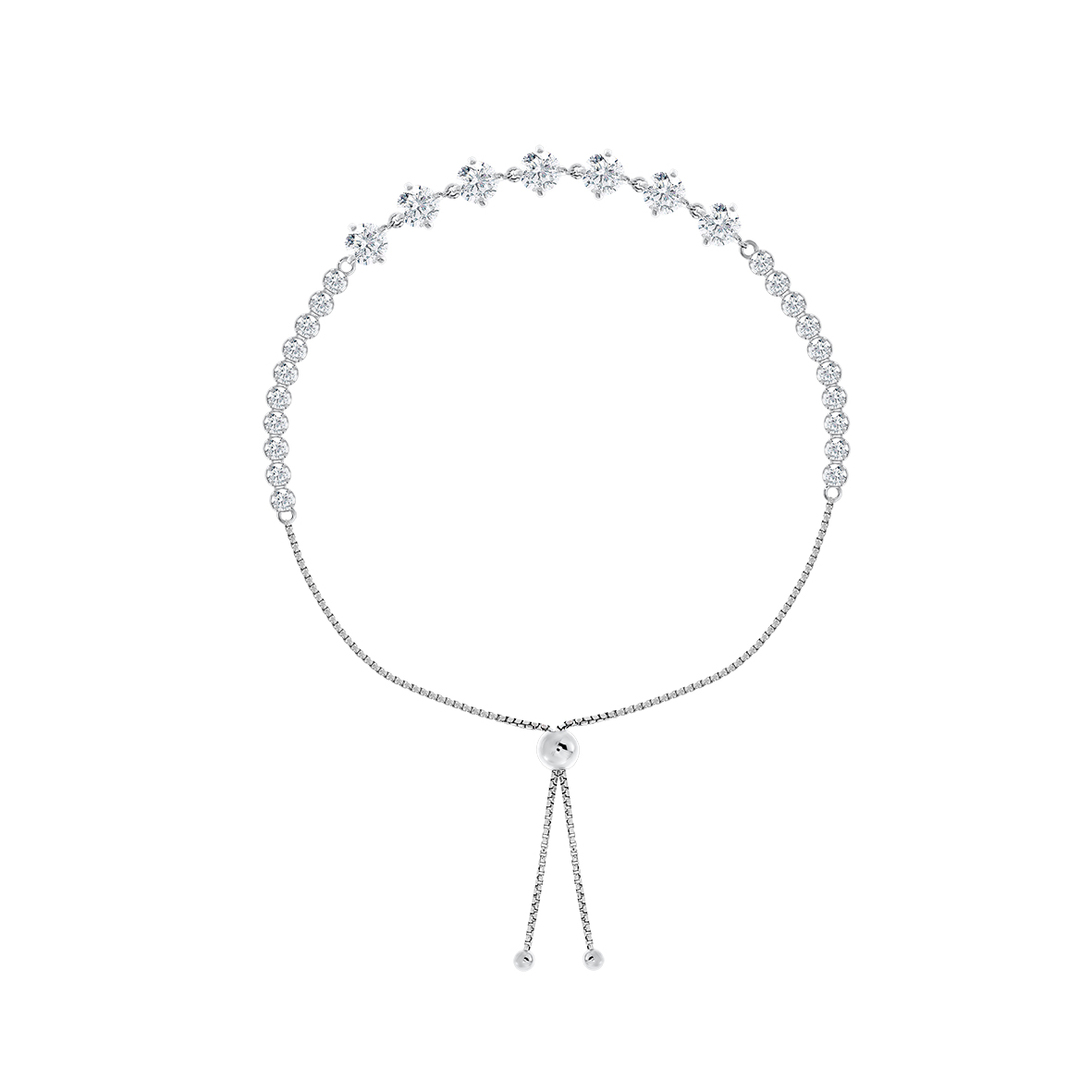 Оптом браслет из серебра с фианитами 4340202567-17 цена от Krasnoe Купить оптом браслет из серебра с фианитами 4340202567-17 от Krasnoe