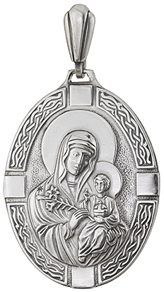 Купить оптом подвеска из серебра без вставок 3401035237 от Krasnoe