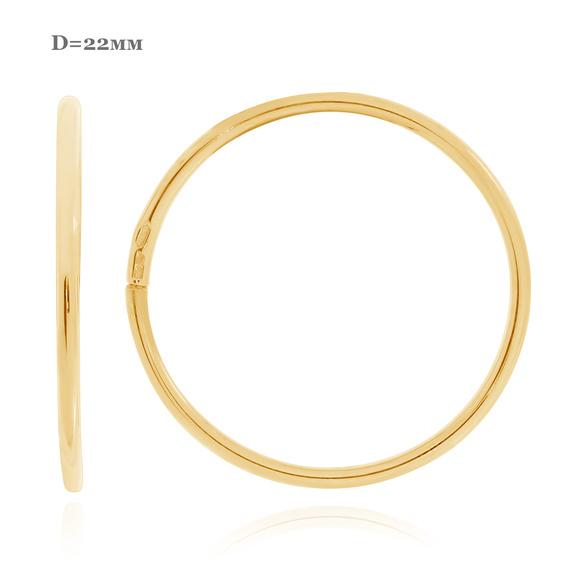 Купить оптом серьги из серебра без вставок 2320402822 от Krasnoe