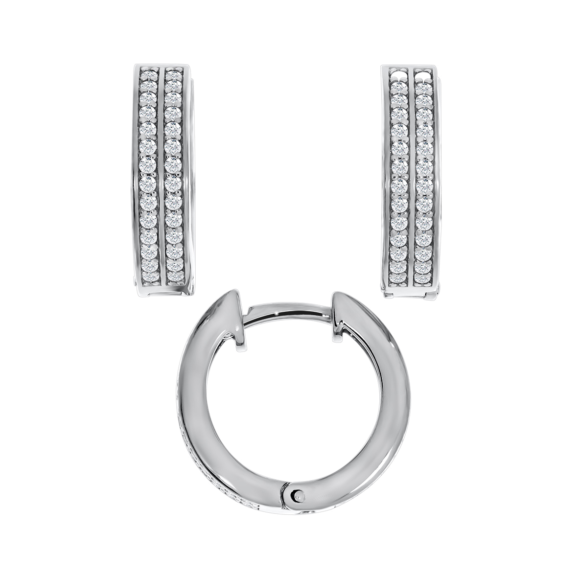 Купить оптом серьги из серебра с фианитами 2340201274л от Krasnoe