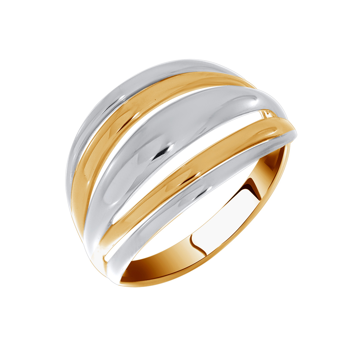 Купить оптом кольцо из серебра без вставок 1329400265 от Krasnoe