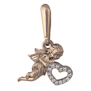 Купить оптом подвеска из серебра с фианитами 3202033751 от Krasnoe