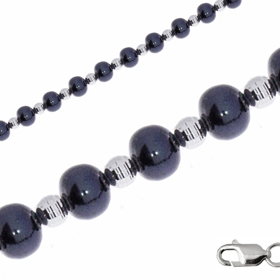 Купить оптом браслет из серебра с жемчугами 4340056012-19 от Krasnoe