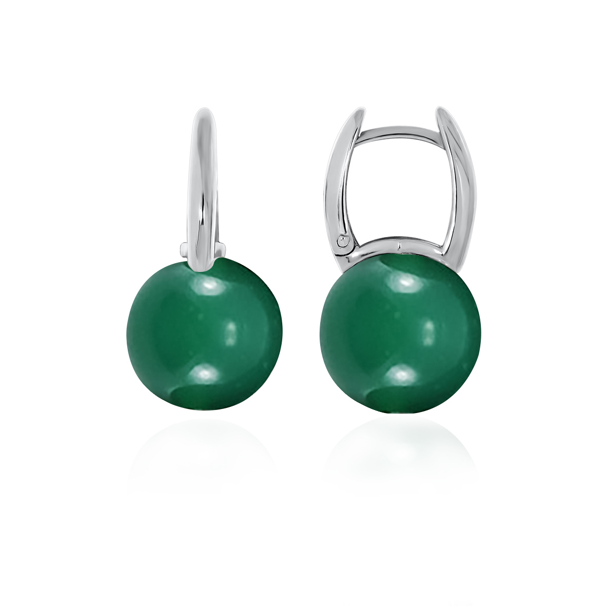 Купить оптом серьги из серебра с агатами 2340394318-60 от Krasnoe