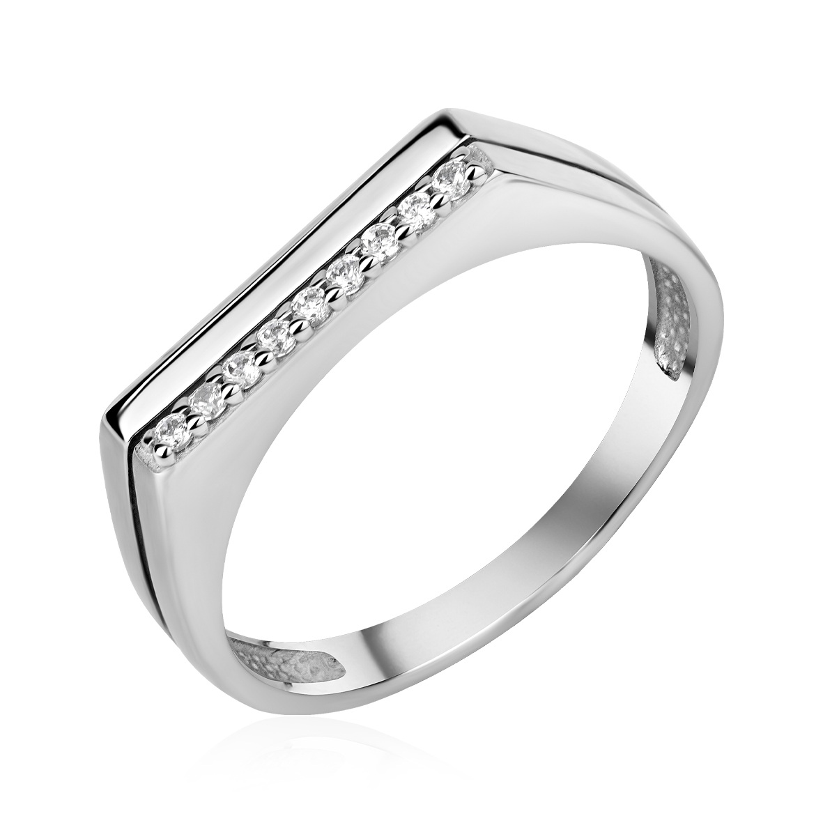 Купить оптом кольцо из серебра с фианитами 1340205963л от Krasnoe