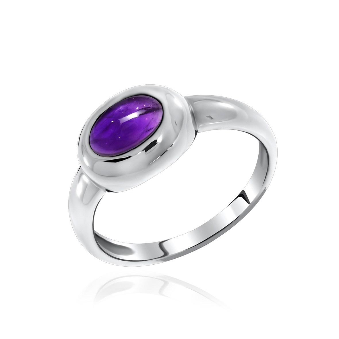 Купить оптом кольцо из серебра с аметистом 1340060365 от Krasnoe