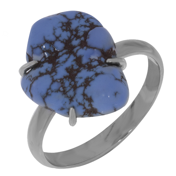 Купить оптом кольцо из серебра с бирюзаом 1340314127 от Krasnoe