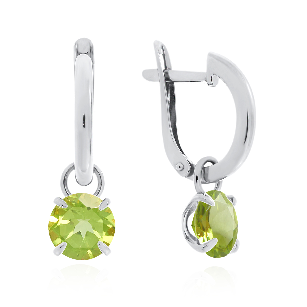 Купить оптом серьги из серебра с ситаллами 2340881784-65 от Krasnoe