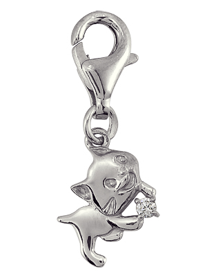 Купить оптом подвеска из серебра с фианитом 3207032654 от Krasnoe