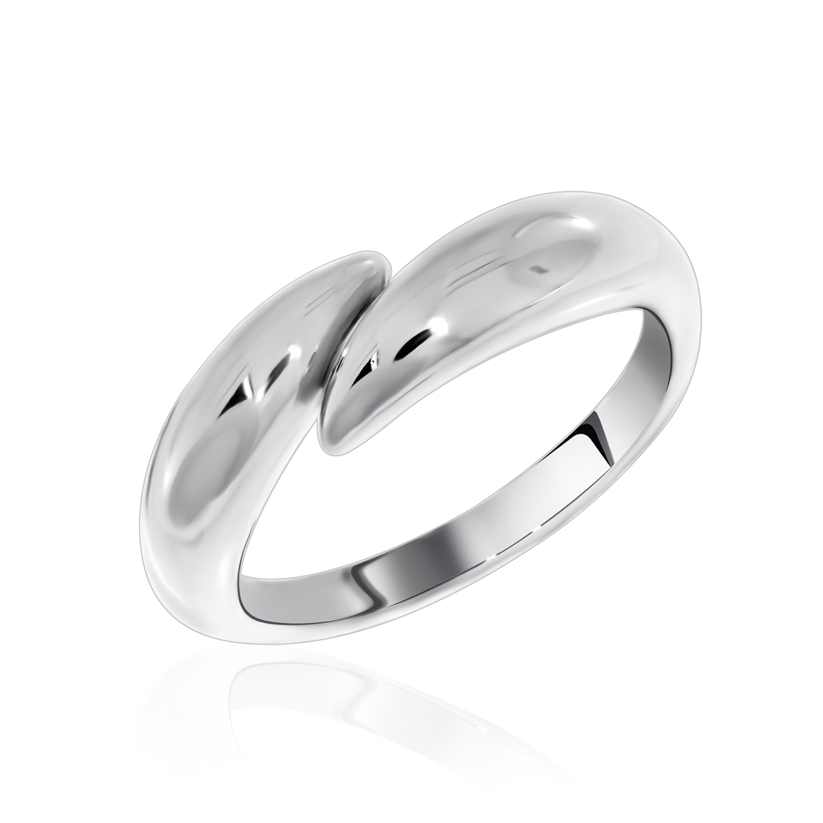 Купить оптом кольцо из серебра без вставок 1340401270 от Krasnoe