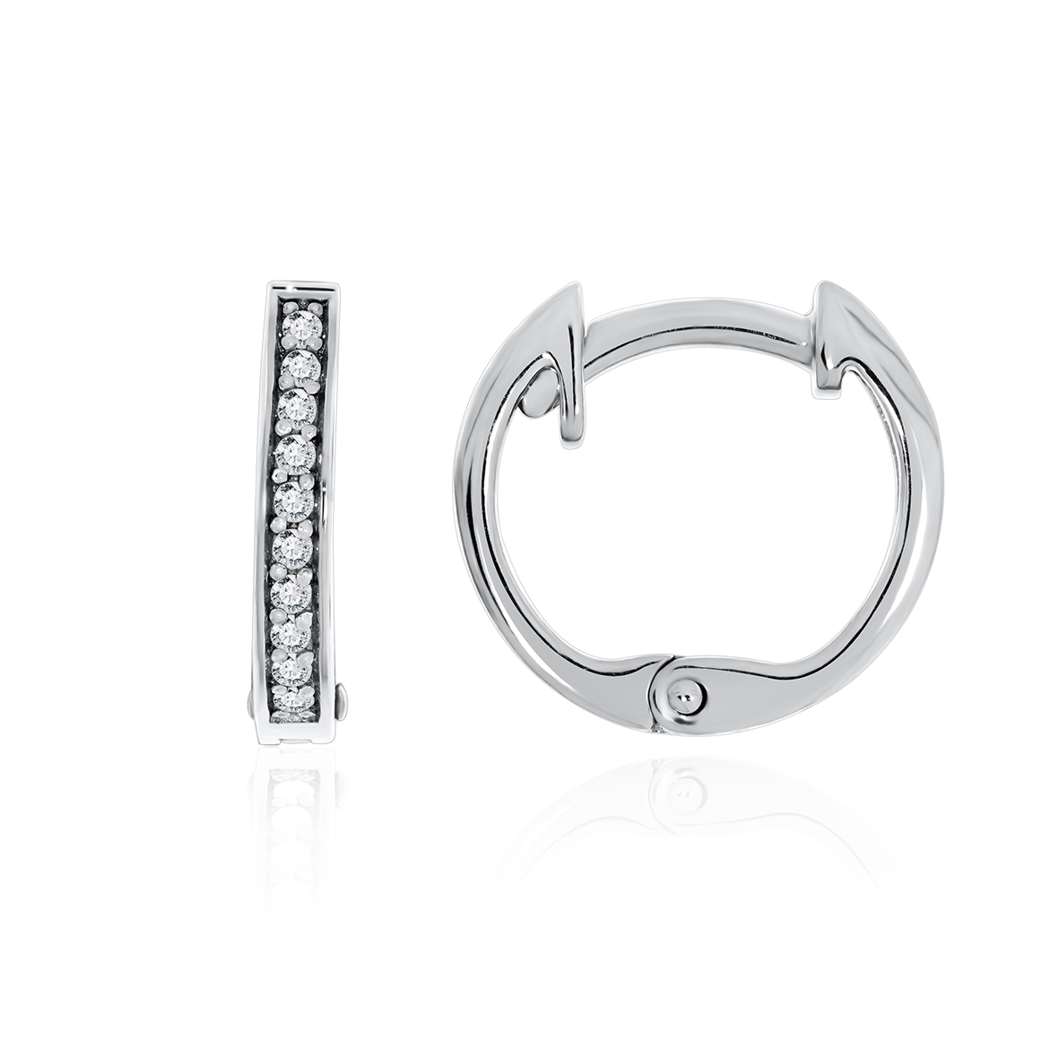 Купить оптом серьги из серебра с фианитами 2340200176 от Krasnoe