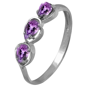 Купить оптом кольцо из серебра с аметистом 3067002983 от Krasnoe