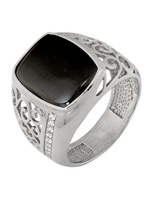 Купить оптом кольцо из серебра с фианитом 3207005037л от Krasnoe