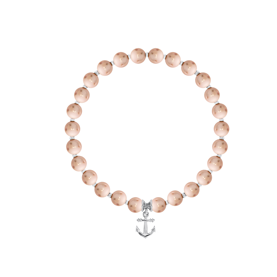 Купить оптом браслет из серебра с жемчугами 4340246420-46 от Krasnoe