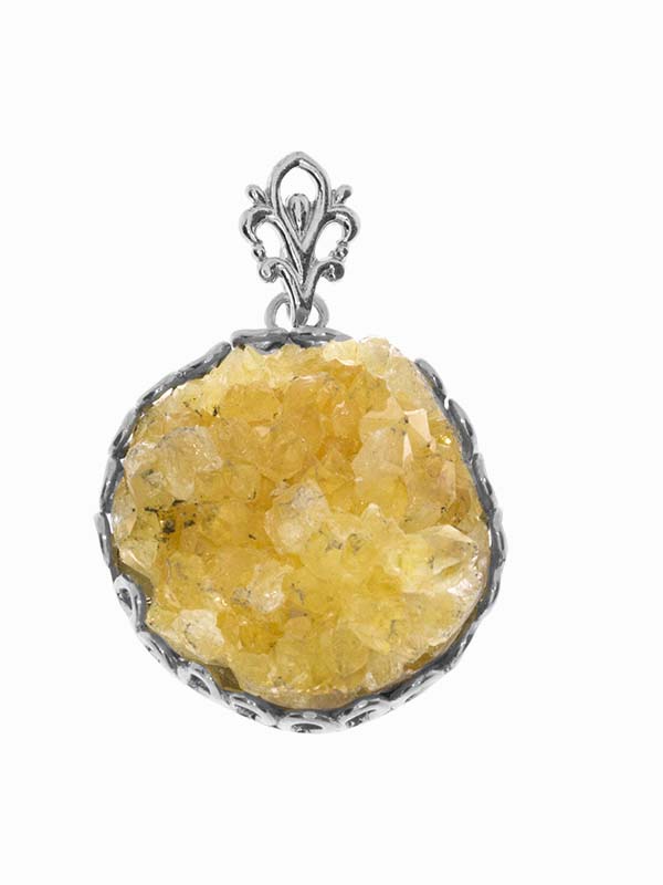 Купить оптом подвеска из серебра с кварцем 3340104106 от Krasnoe