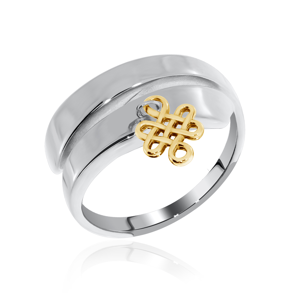 Купить оптом кольцо из серебра без вставок 1350401734-5 от Krasnoe