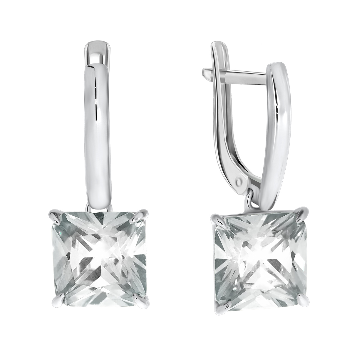 Купить оптом серьги из серебра с фианитами 2340200279-1 от Krasnoe