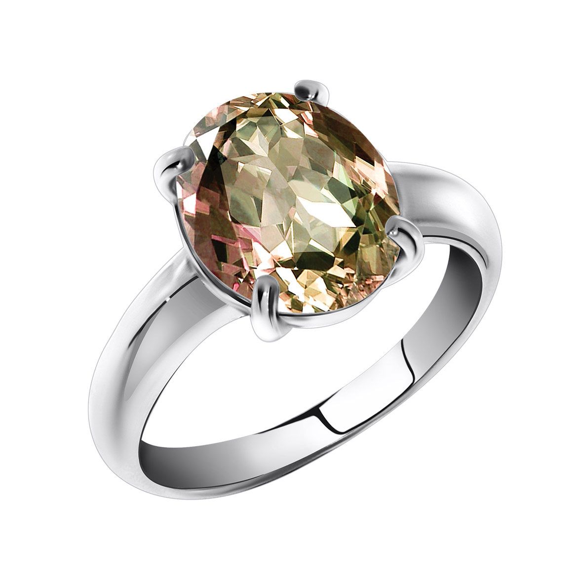 Купить оптом кольцо из серебра с султанитом 1340610137 от Krasnoe