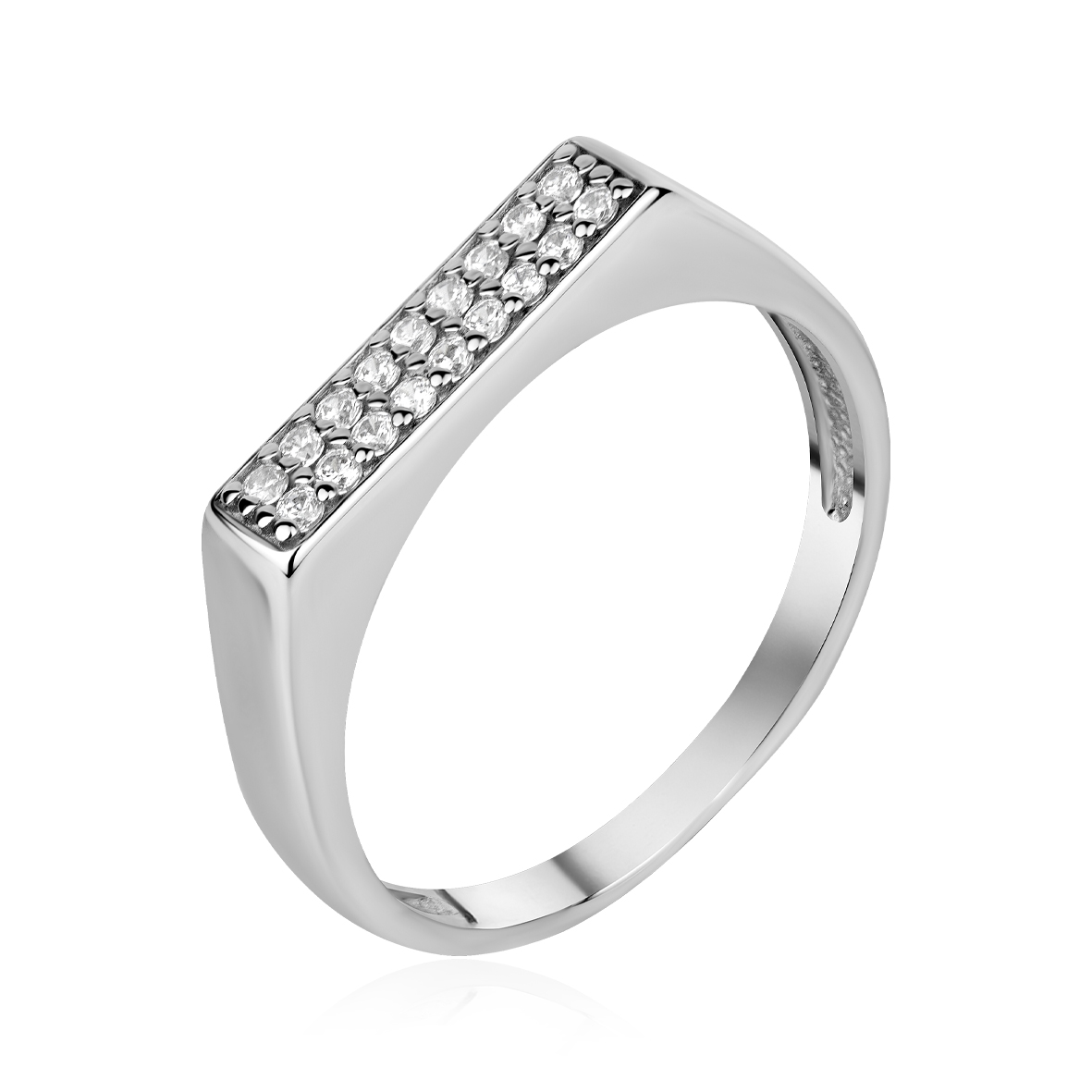 Купить оптом кольцо из серебра с фианитами 1340205961л от Krasnoe