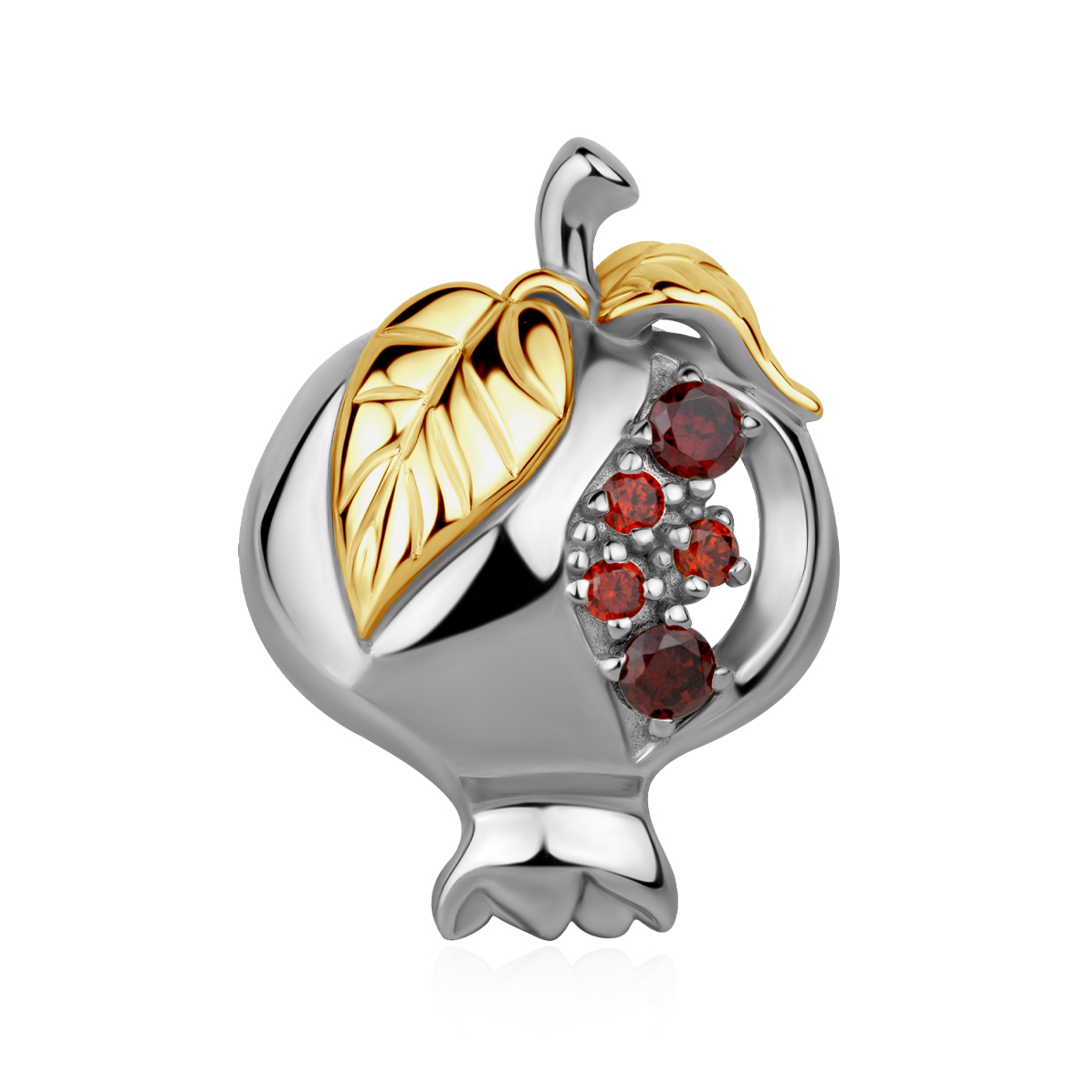 Купить оптом брошь из серебра с фианитами 6350205059-31 от Krasnoe