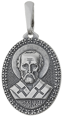 Купить оптом подвеска из серебра без вставок 3401035222 от Krasnoe