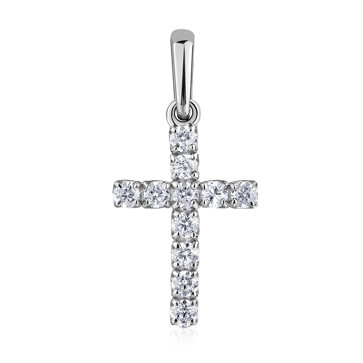 Купить оптом подвеска из серебра с фианитами 3340204679 от Krasnoe