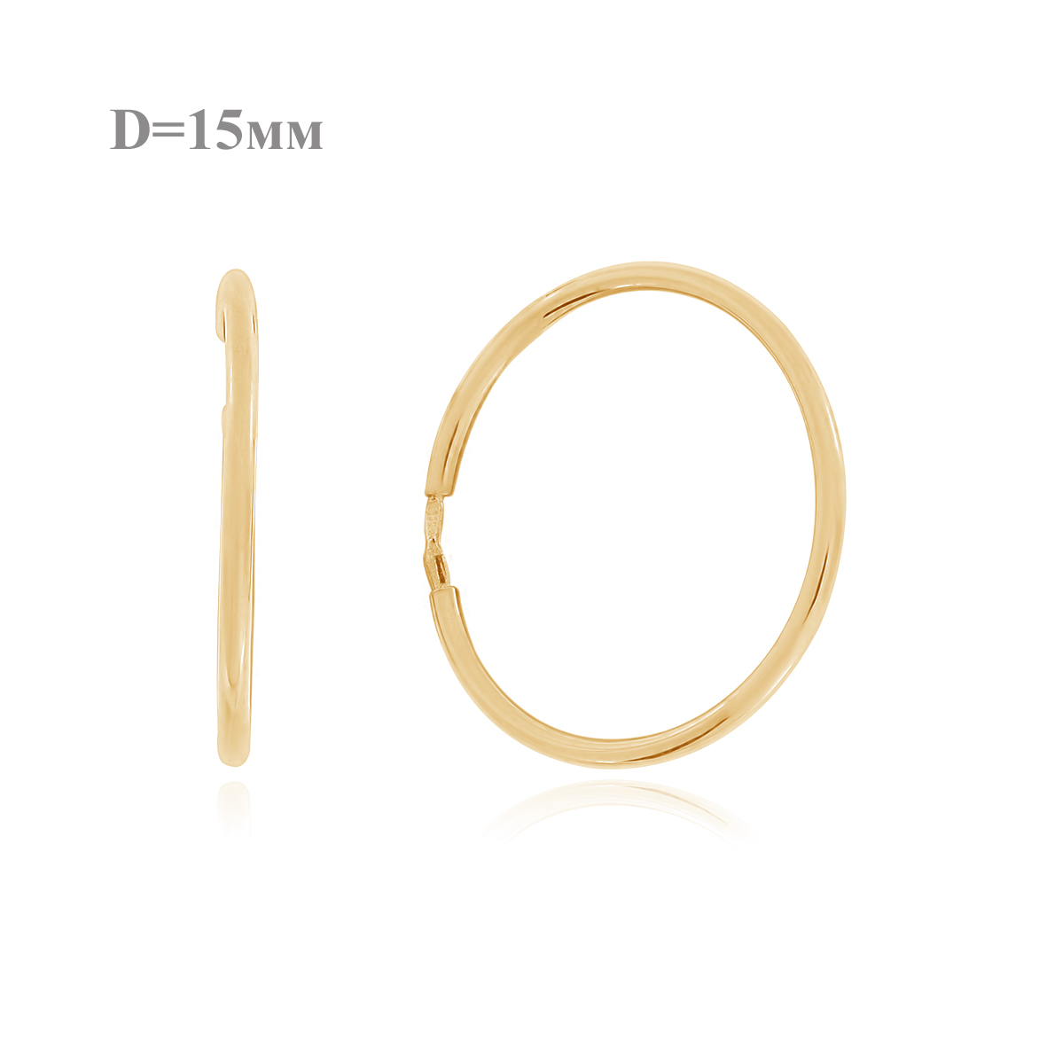 Купить оптом серьги из серебра без вставок 2320402785 от Krasnoe