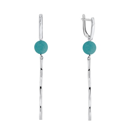 Купить оптом серьги из серебра с агатами 2340390725-70 от Krasnoe