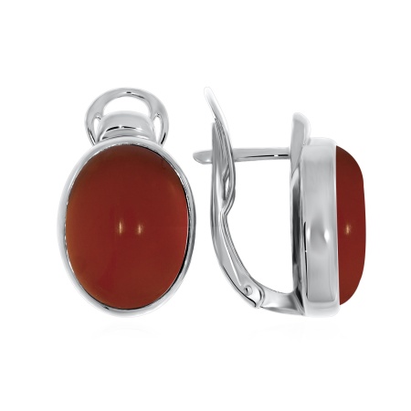 Купить оптом серьги из серебра с агатами 2340390932-31 от Krasnoe