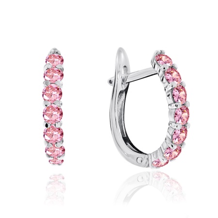 Купить оптом серьги из серебра с фианитами 2340201319-30 от Krasnoe