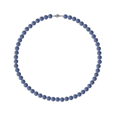 Купить оптом бусы из серебра с ангелитами 8340876100-40 от Krasnoe